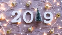 Jigsaw Puzzle The new year is 2019
