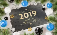 Jigsaw Puzzle New year 2019