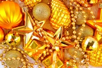 Jigsaw Puzzle Christmas gold