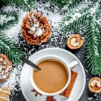 Quebra-cabeça Christmas coffee
