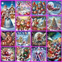 Zagadka New Year collage