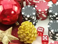 Jigsaw Puzzle New year's poker