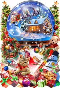Puzzle Christmas card