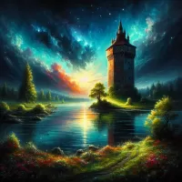 Jigsaw Puzzle Lonely Tower