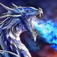 Пазл Огнедышащий дракон