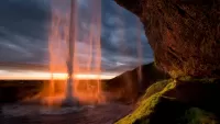 Пазл Огненный водопад