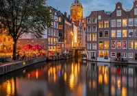 Jigsaw Puzzle Lights of amsterdam