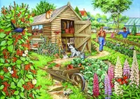 Jigsaw Puzzle Kitchen garden