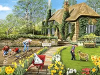 Jigsaw Puzzle Gardeners