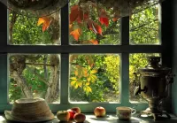 Слагалица Window to the garden