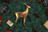 Jigsaw Puzzle The deer on the tree