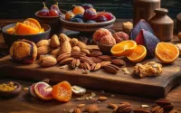 パズル Nuts and dried fruits