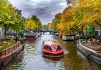 Пазл Осень в Амстердаме