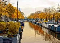 Jigsaw Puzzle Autumn in Amsterdam