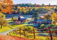Quebra-cabeça Autumn in Vermont