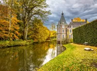 Rompecabezas Autumn at Het Nienhuis Castle
