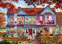 Jigsaw Puzzle Autumn cottage