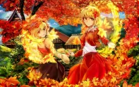 Quebra-cabeça Autumn anime