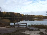 Zagadka Autumn lake