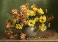 Puzzle autumn bouquet