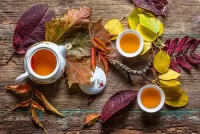 Quebra-cabeça Autumn tea
