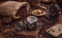 Zagadka autumn coffee