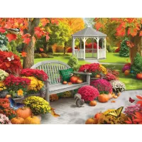 Jigsaw Puzzle Autumn garden