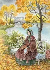 Пазл Осенний сад