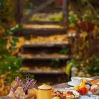 Quebra-cabeça Autumn Breakfast
