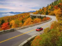 Bulmaca Autumn road