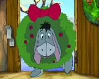 Puzzle Donkey in wreath