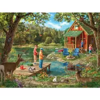 Jigsaw Puzzle Recreation in nature