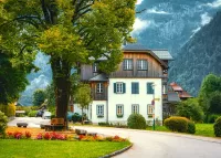 Quebra-cabeça Hotel in the mountains