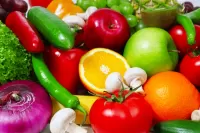 Jigsaw Puzzle Vegetables and fruits