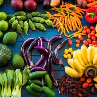 Jigsaw Puzzle Vegetables and fruits