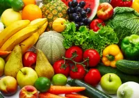 Puzzle Vegetables and fruits