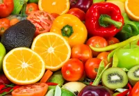 Jigsaw Puzzle Vegetables and fruits