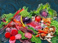 Jigsaw Puzzle Vegetable richness