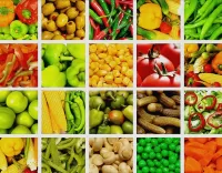 Quebra-cabeça Vegetable collage