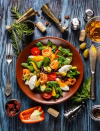 Quebra-cabeça Vegetable salad