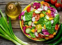 Слагалица Vegetable salad