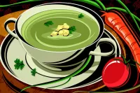 Jigsaw Puzzle Vegetable soup