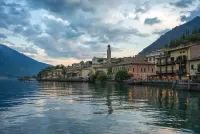 Rätsel Lake Garda. Italy
