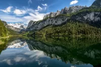 Quebra-cabeça The lake in Austria