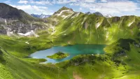 Jigsaw Puzzle Lake in Bavaria