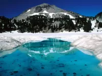 Bulmaca lake in the mountains