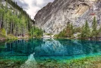 Jigsaw Puzzle Lake in Canada