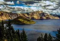 Quebra-cabeça Lake in Oregon