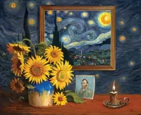 Puzzle In memory of Van Gogh