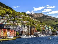 パズル Panorama of Bergen